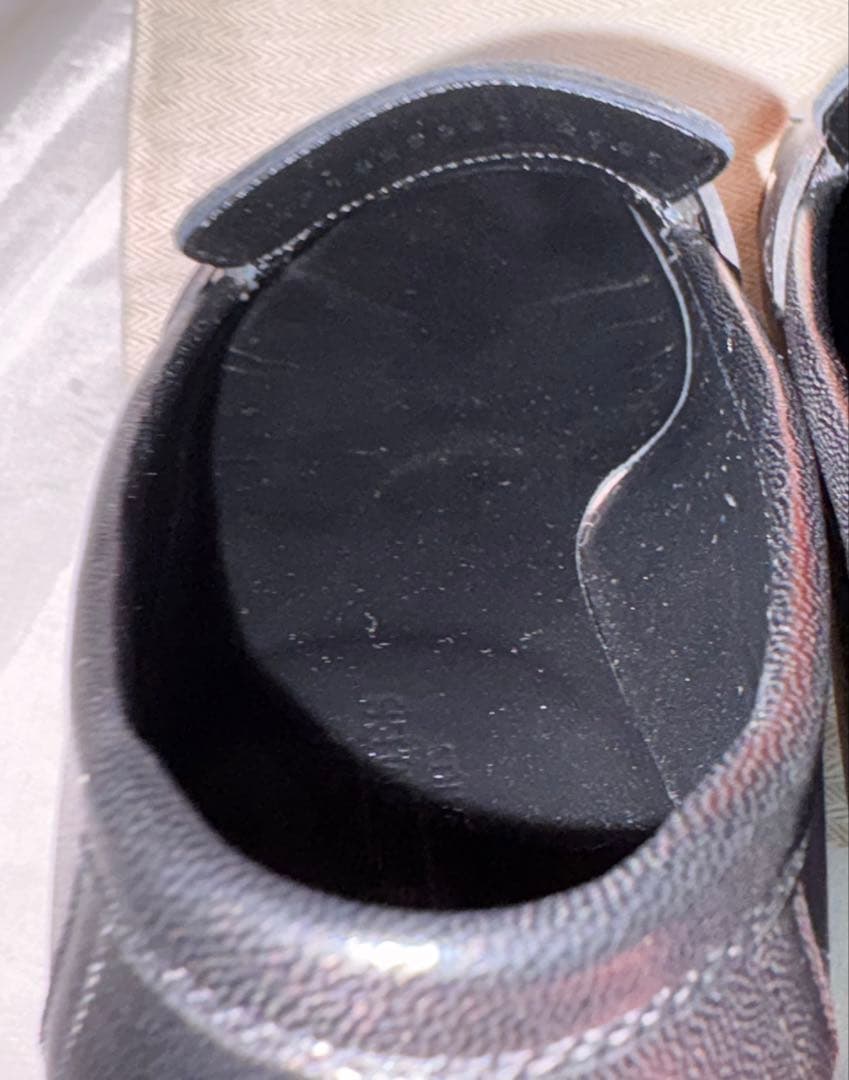 エルメス hermes 美品 モカシンロワイヤル 黒 35