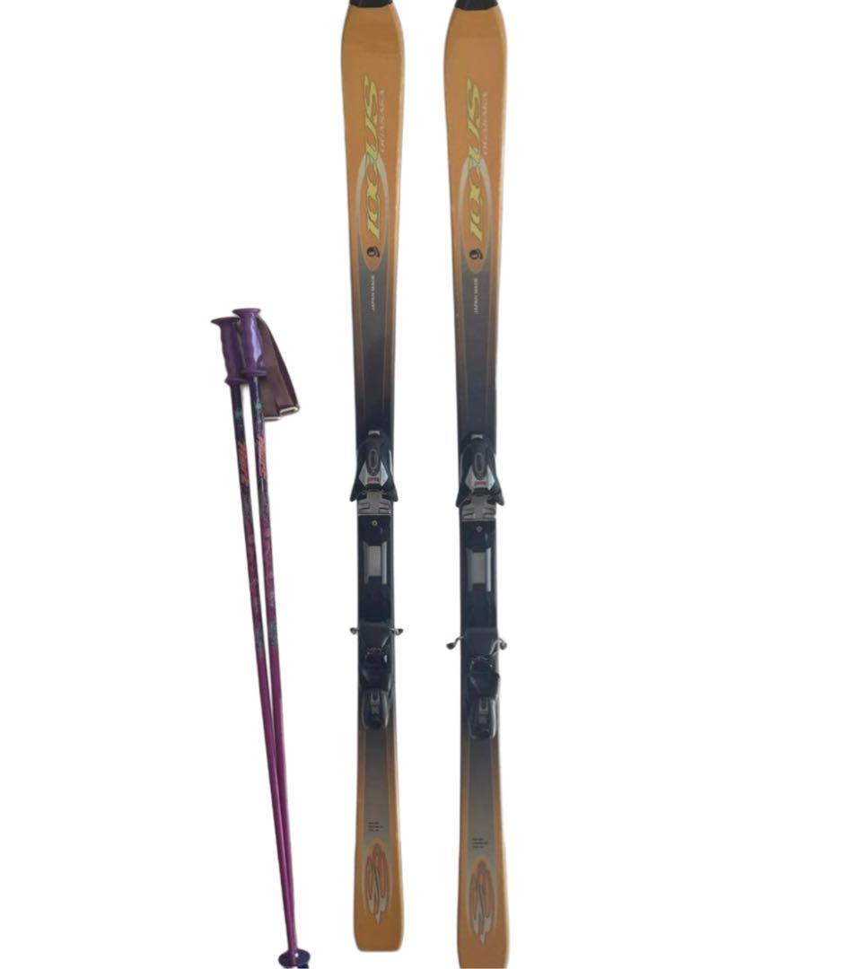 AXIS スキー板セット 170cm～ ポール付き 美品 すぐ使える