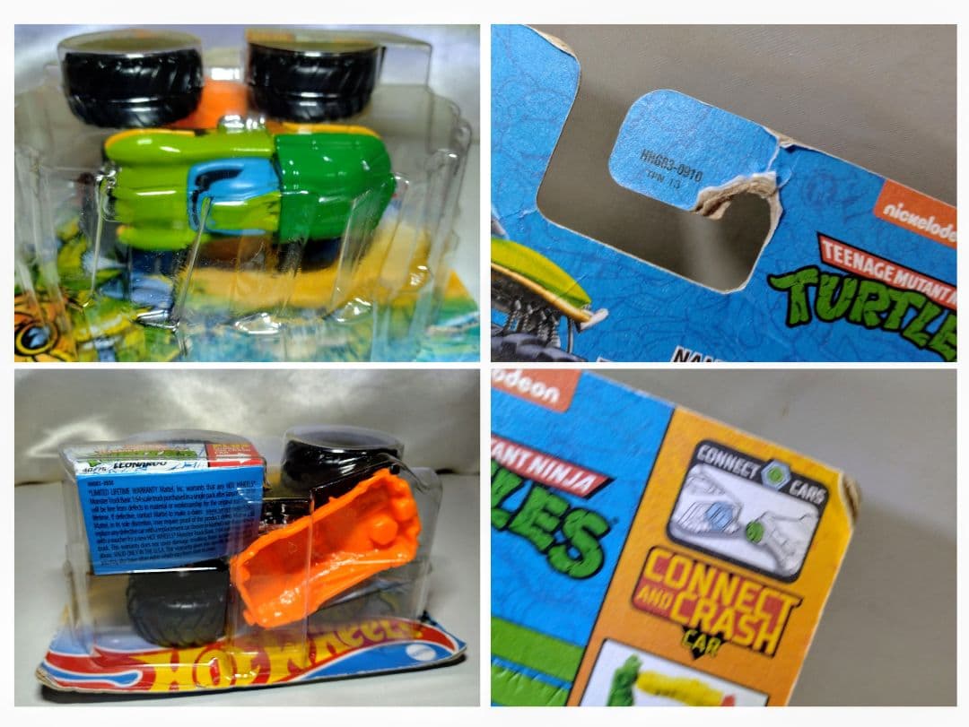 破損、欠品状態❌❌❌❌　ミュータントタートルズ　タートルワゴン・フィギュア