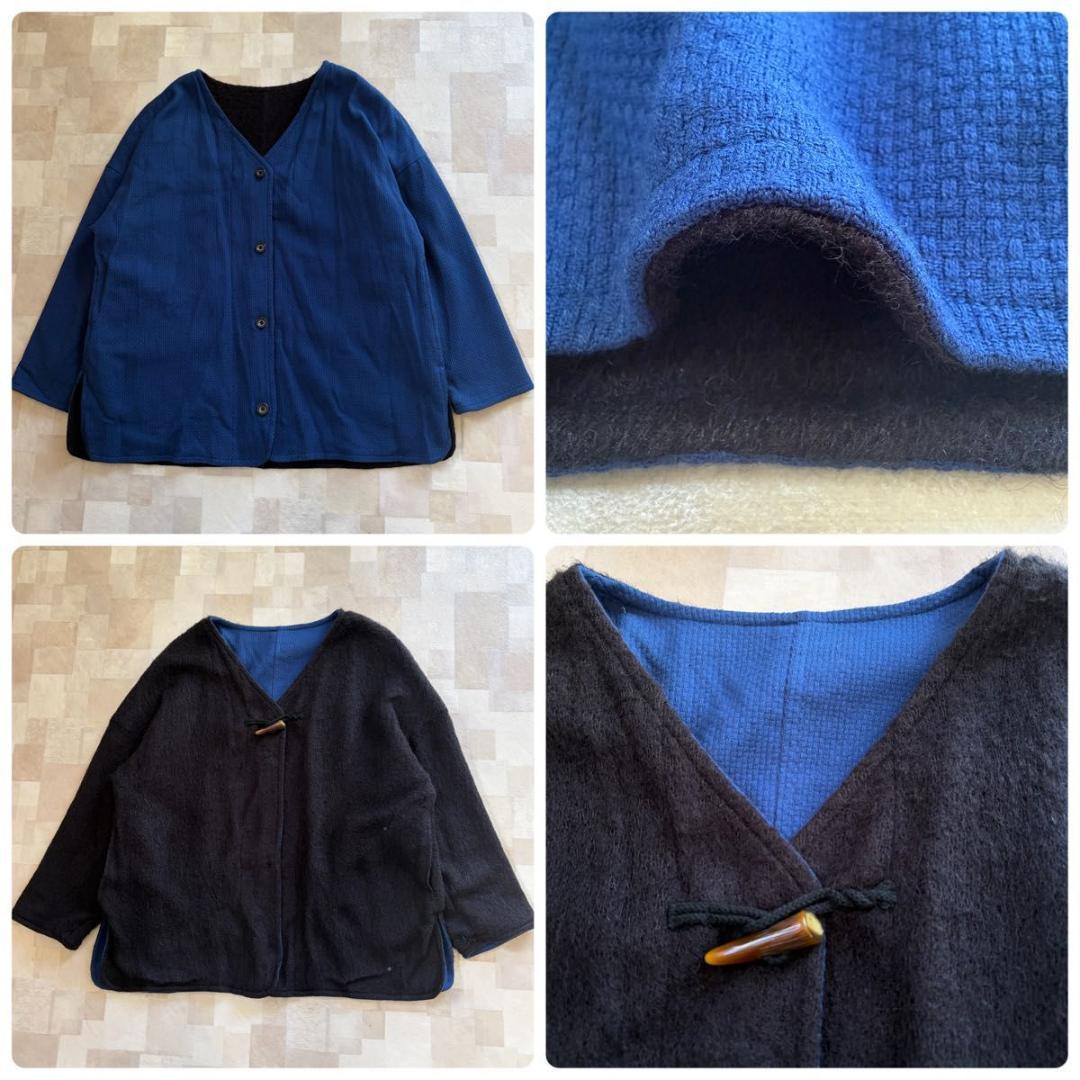 【ビアズリー】4way ナイロン　モッズコート　ライナー　ブラック　FREE