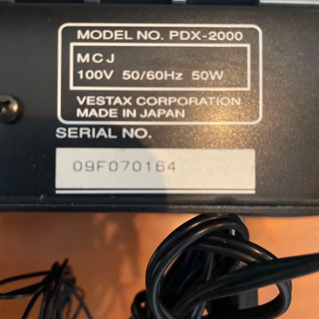 Vestax PDX-2000 ターンテーブル 中古品です。