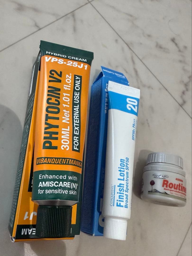 韓国コスメ ファントシンクリーム フィニッシュローション ルティナー 3点セット