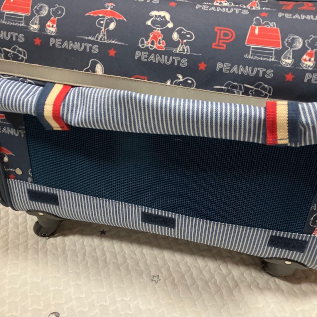 ペットパラダイス PEANUTS スヌーピー キャリーバッグ　キャスター付き 犬
