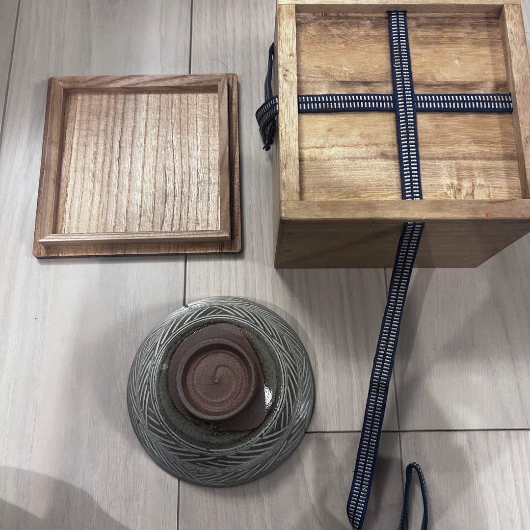 古美術◼️蔵から凄く雰囲気の良さそうな抹茶茶碗が出てきました。茶道具、茶盆　骨董