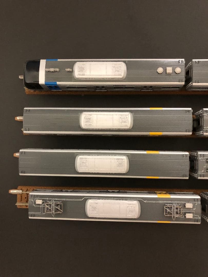 管理番号1602 北総9100形Nゲージ イエロートレイン金属製キット組立品8両