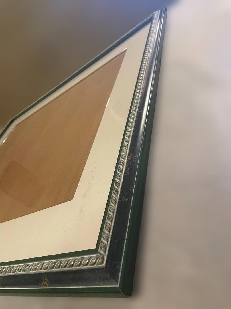 木製 フレーム 額縁 大型 絵画 写真 染色 ポスター 展示 アンティーク調