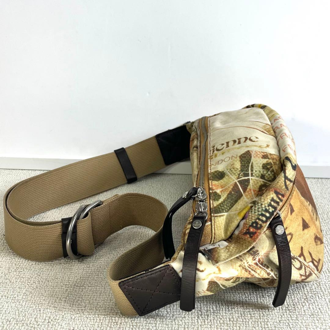 ヴィヴィアンウエストウッド ウエストバッグ/ボディバッグ キャンバス オーブ