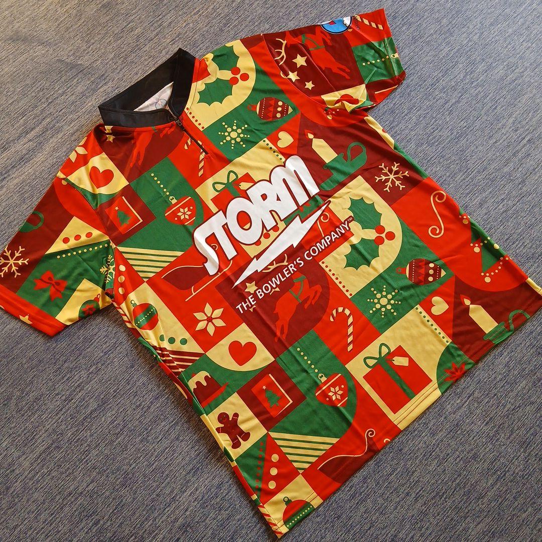 ✨新品✨ボウリングウェア　日本サイズ2XL　STORM　レッド　大きめ