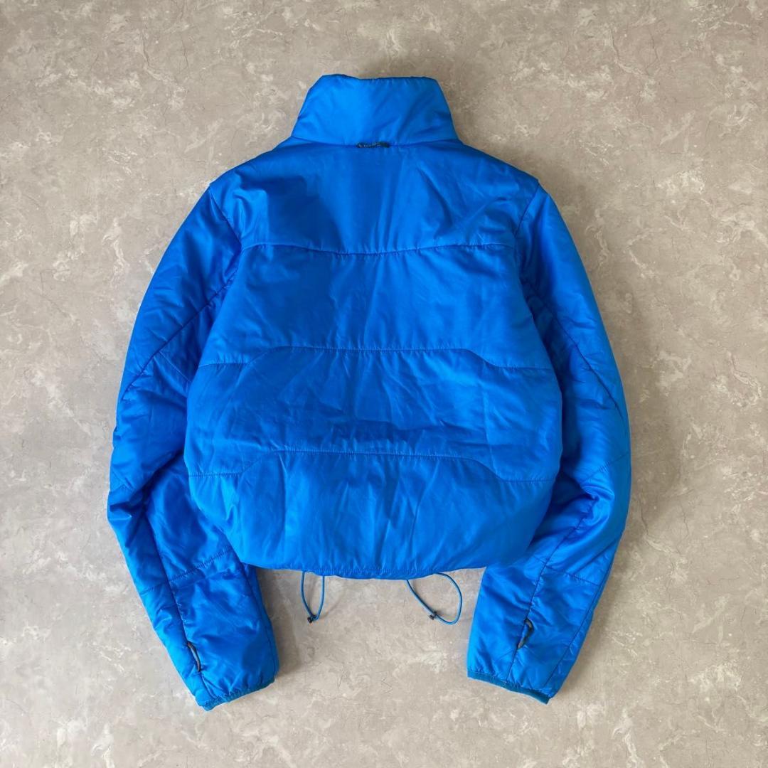 Columbia フーデッド パファージャケット ドローコード 短丈 光沢