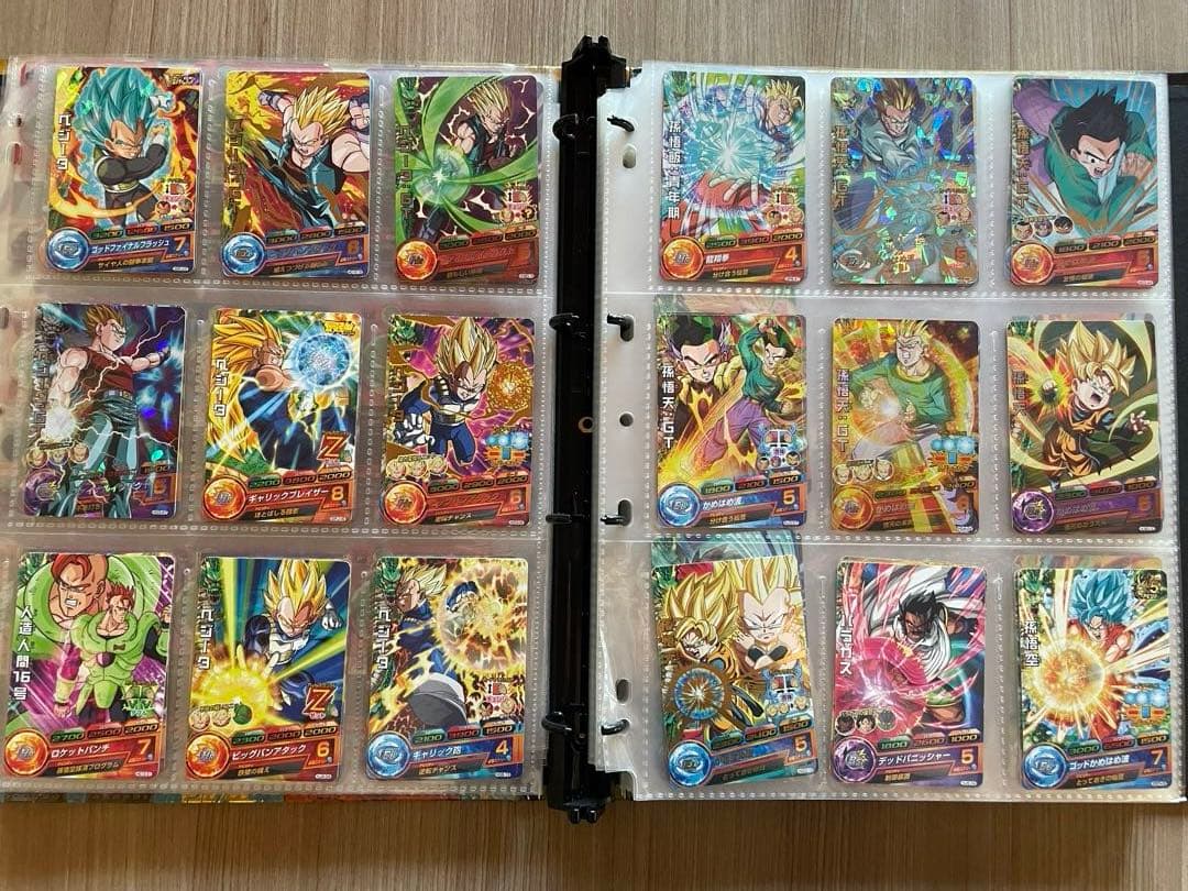 ドラゴンボールヒーローズカード312枚まとめ売り バインダーファイルおまけ付