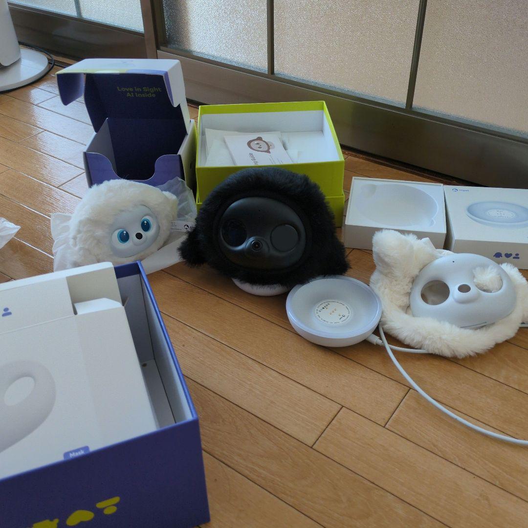 lopeto 　黒マスク、ステーション、ミニぬいぐるみ付き ropet