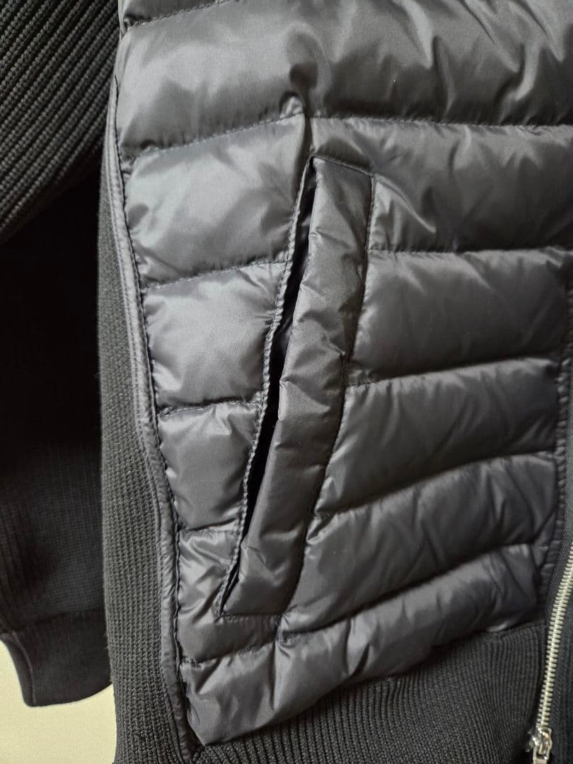 未使用　SHIPS ニットドッキングダウンブルゾン