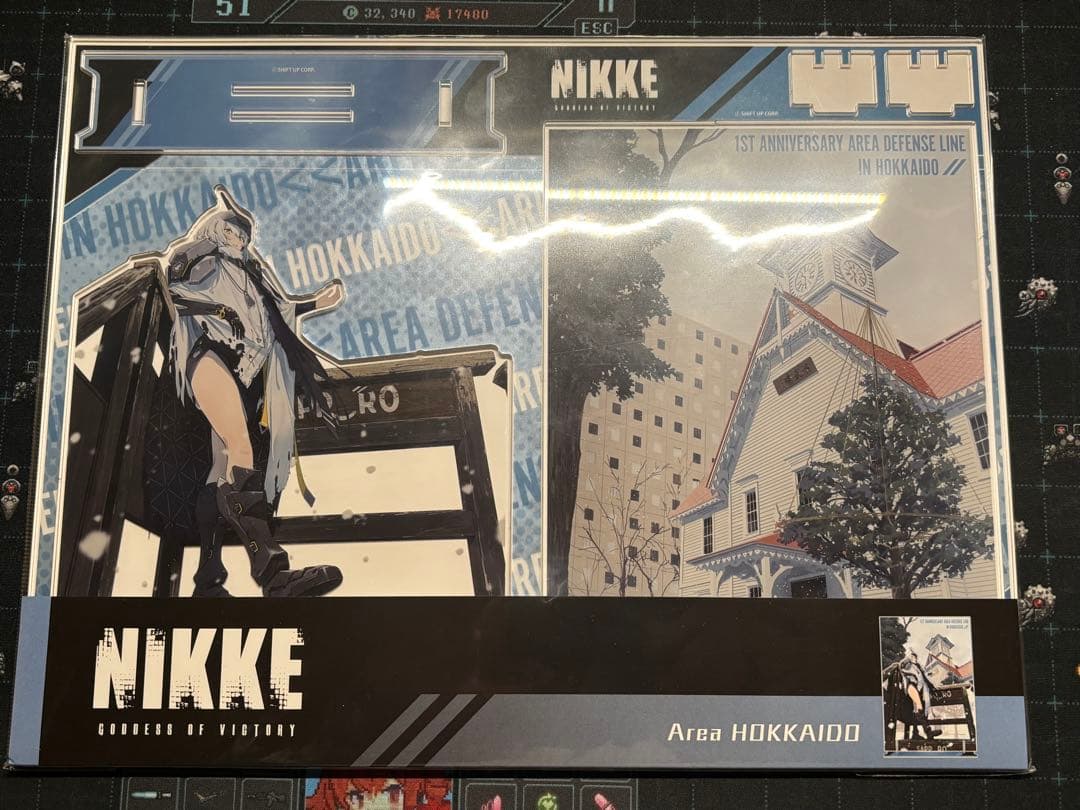 勝利の女神 NIKKE エリア防衛戦 北海道 アクリルジオラマ スノーホワイト