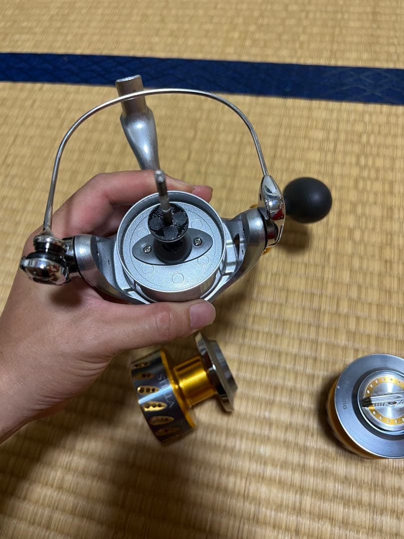 08ステラSW 10000XG夢屋ハンドル +替えスプール