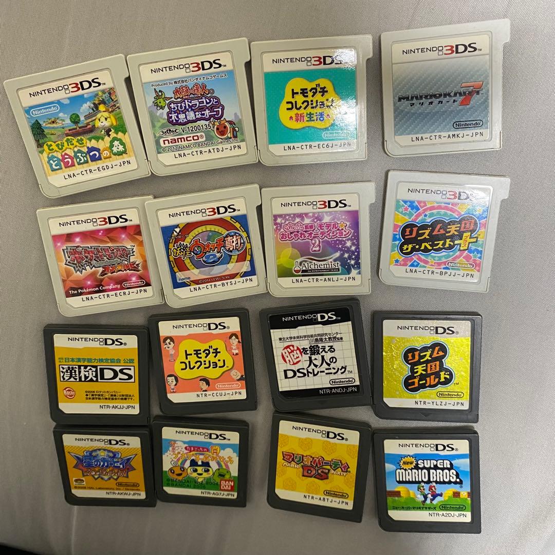 ニンテンドー3DS、DS ゲームソフト16本セット