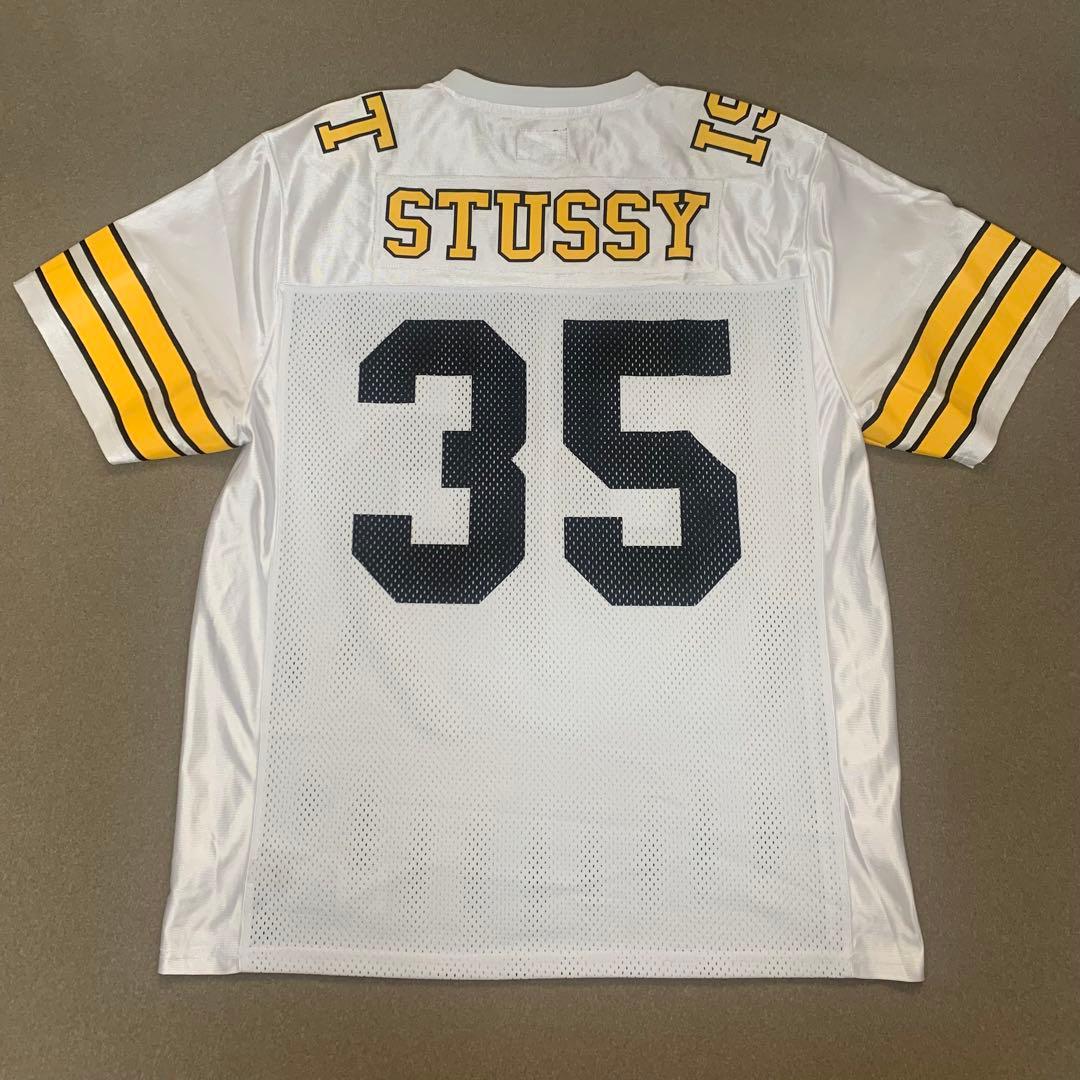 【状態良好】ステューシー Stussy 35周年 ゲームシャツ XL メッシュ