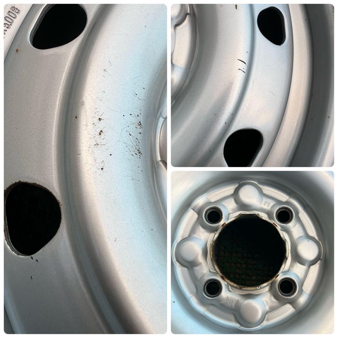 165R13 6PR LT 2022年製造 旧プロボックス ホイールセット2本①