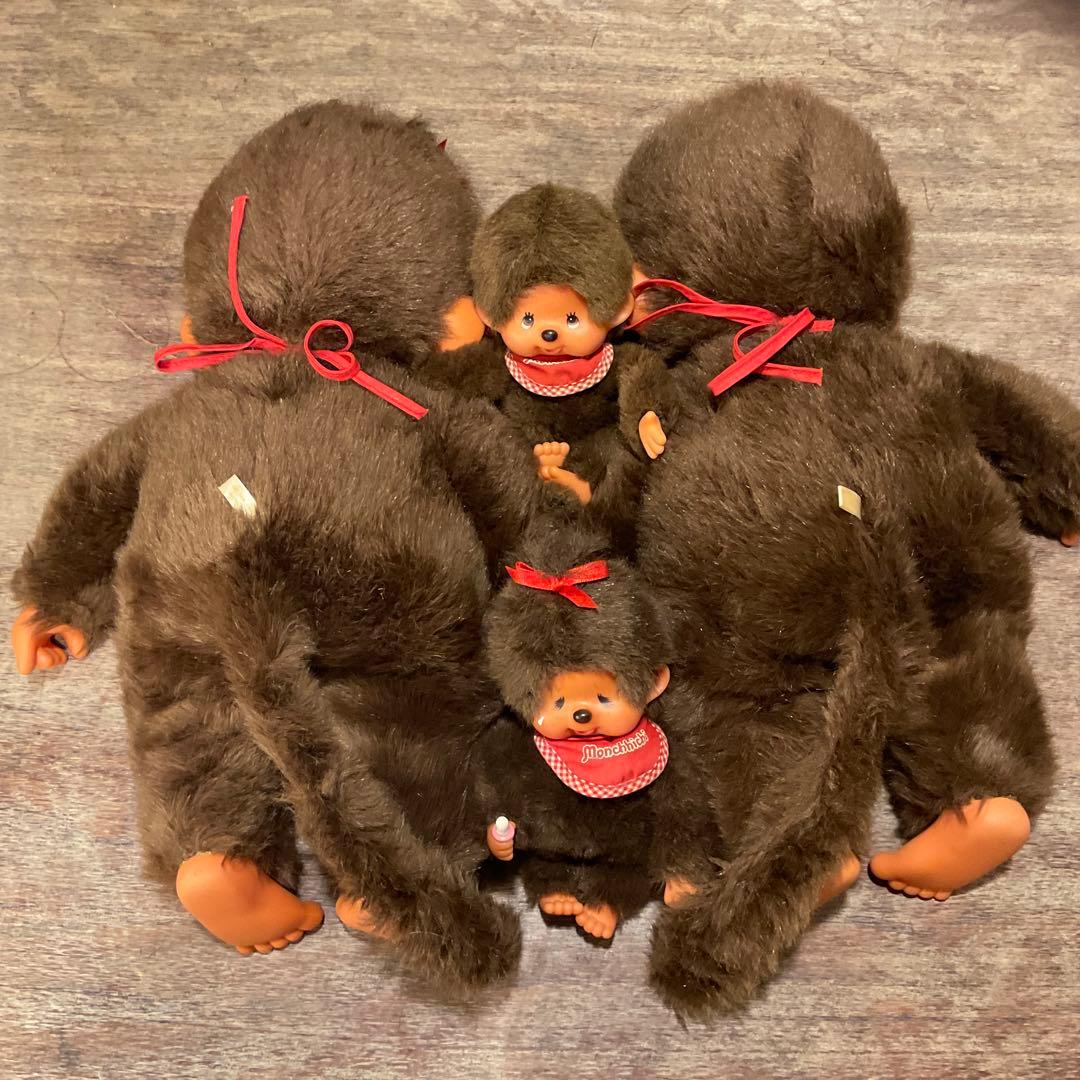 38800昭和レトロ モンチッチ 当時物 ビンテージ セキグチ 4体セット