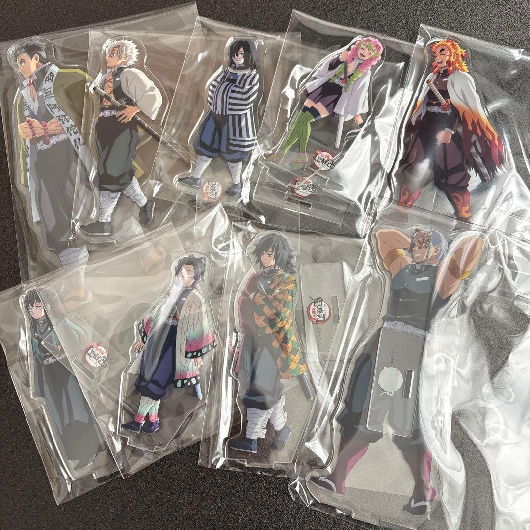 鬼滅の刃　笑い合う柱達　アクリルスタンド　コンプリートセット