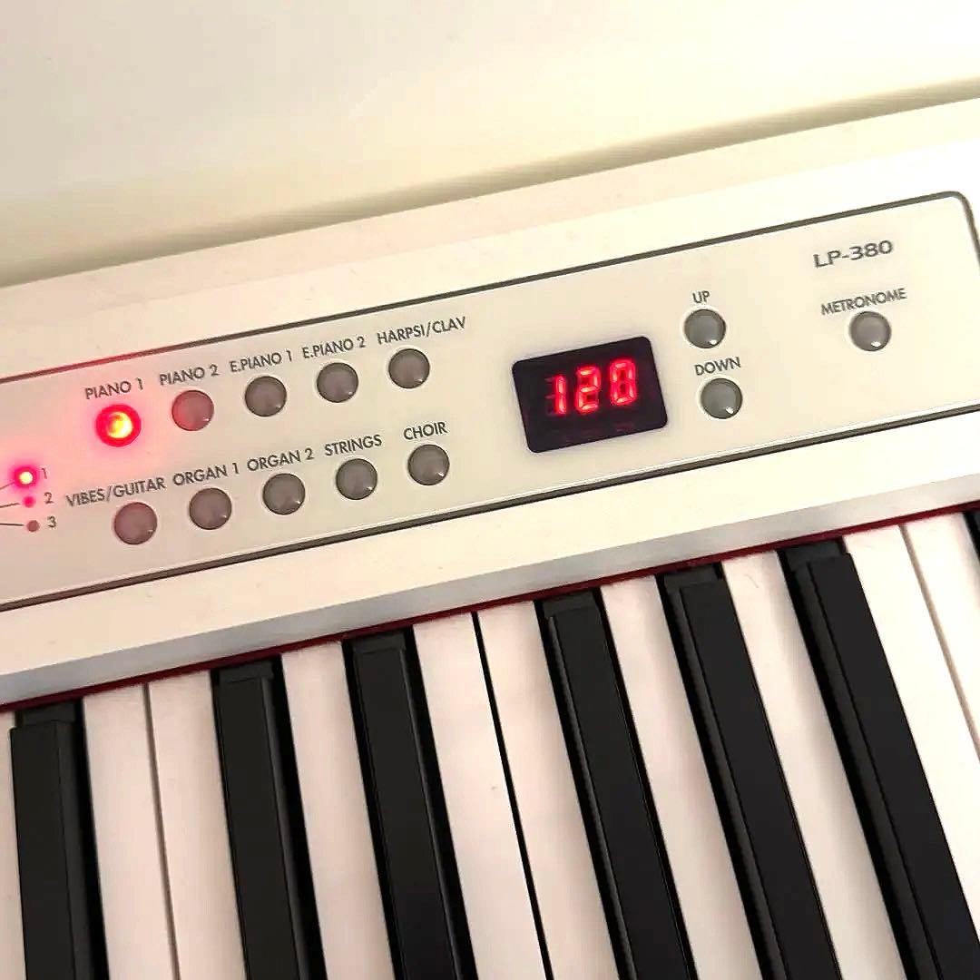 ‼️追加値下❤️引取限定ピアノ LP-380 ホワイト 88鍵