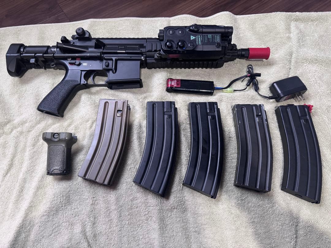 次世代電動ガン　HK416c 付属品多数