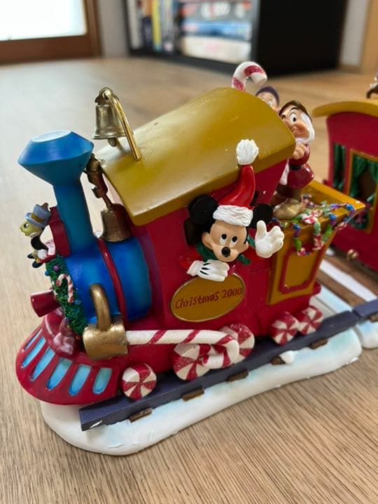 【希少】ディズニークリスマストレインフィギュア オルゴール 2000