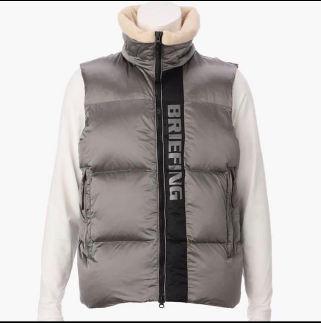 BRIEFING GOLF グレー ダウンベスト
