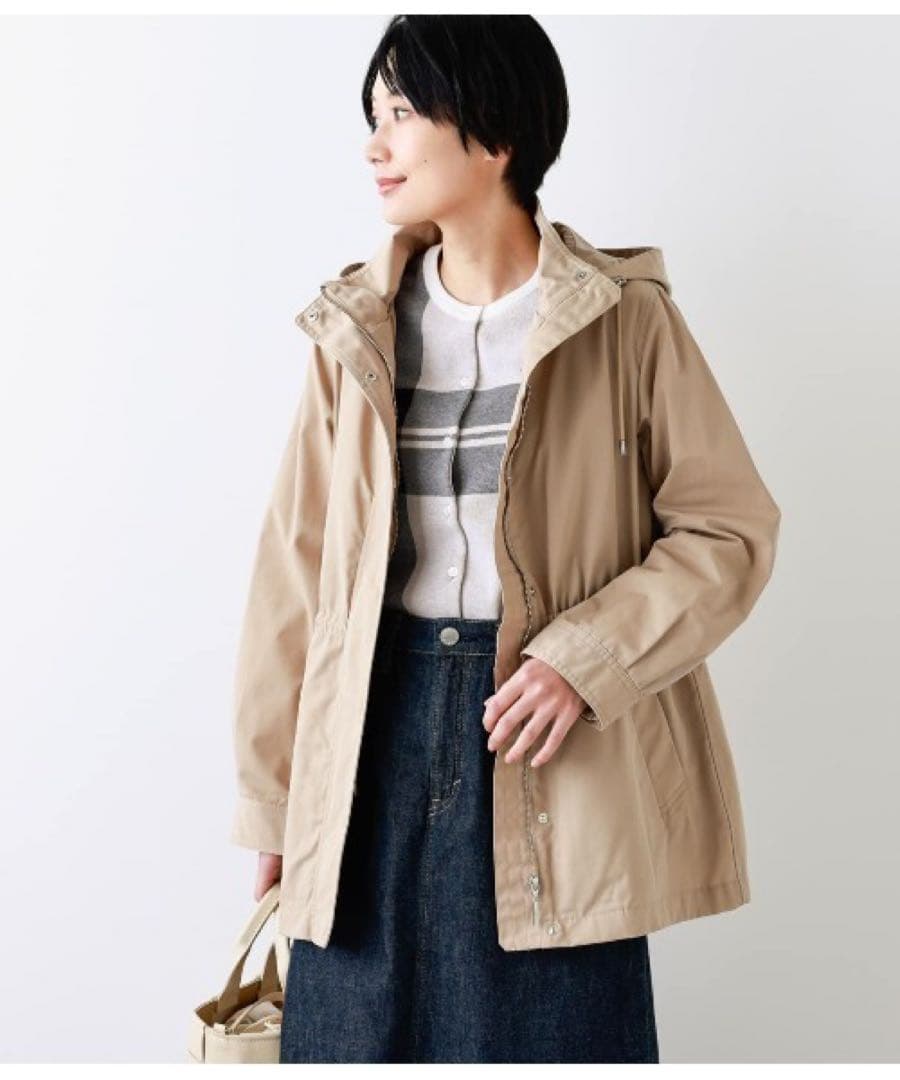 NEW YORKER 2023 コットンナイロンツイル ライナー付きモッズコート