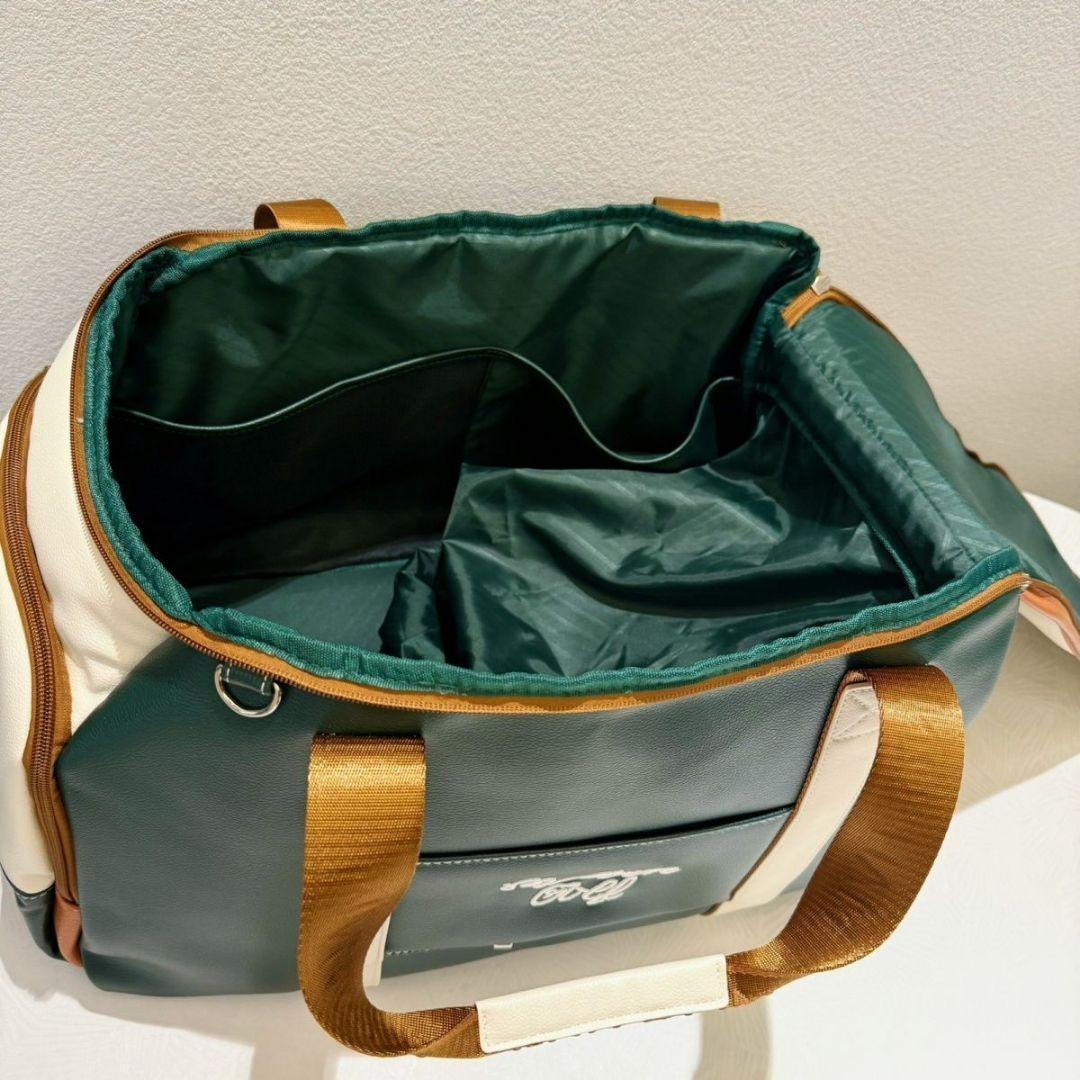 Malbon ゴルフ ボストンバッグ グリーン限定モデル⭐ユニセックス 大容量✨