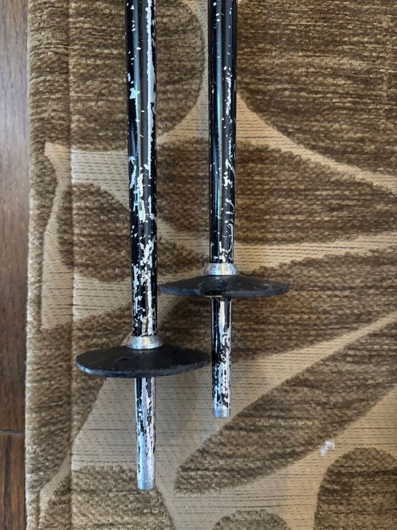 ジュニアスキー110cm/ストック80cm（ワックス済み）