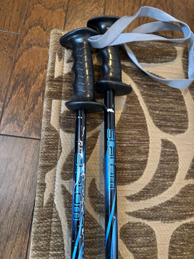 ジュニアスキー110cm/ストック80cm（ワックス済み）