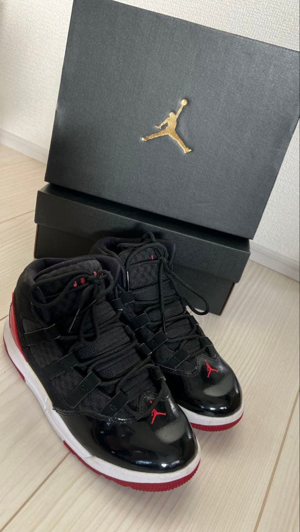 ナイキ　エアジョーダン 21cmAir Jordan ブラック/レッド