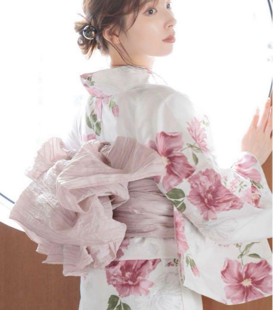 Dita 浴衣⭐︎朱風の花重ね⭐︎3点セット