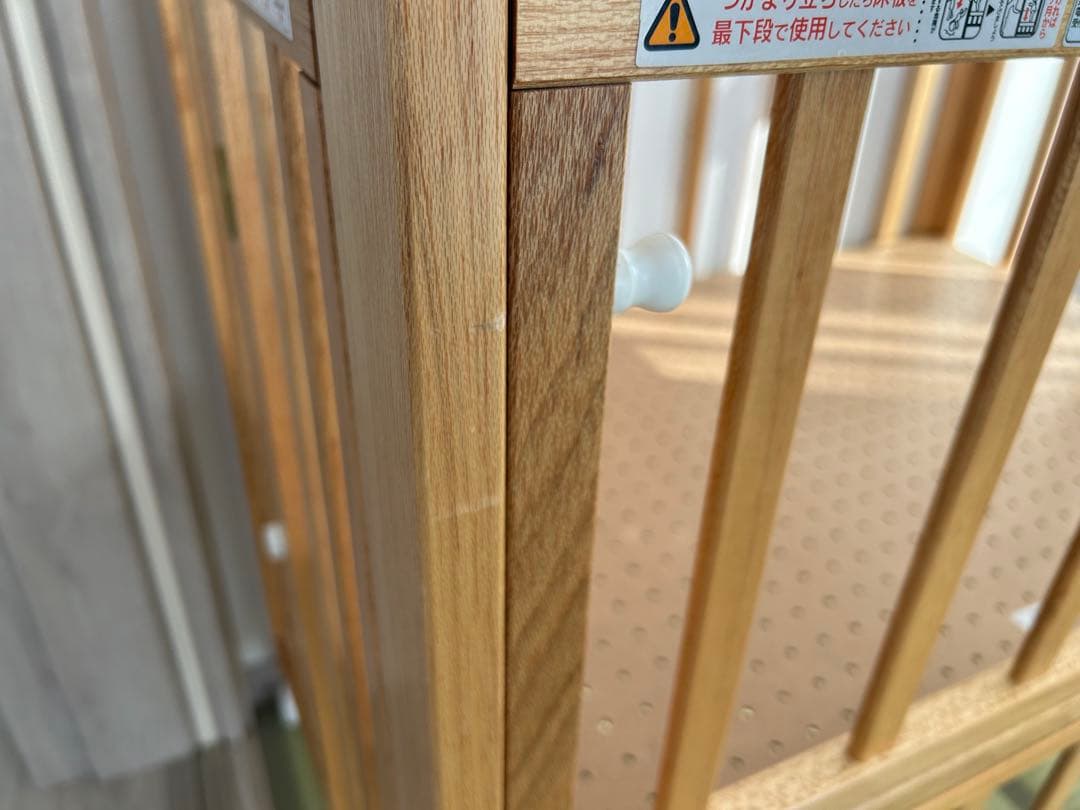 【美品】カトージベビーベッド➕マットレスセット　※直接引き取り限定