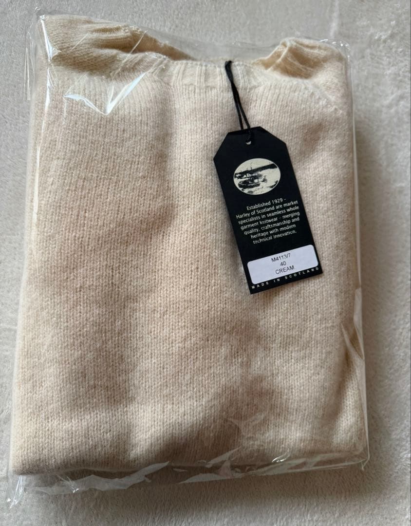 新品 Harley of Scotland クルーネックセーター 40