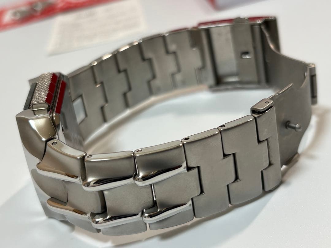 【美品 電池新品】DIESEL デジタルウォッチ dz2155 デジクロコ