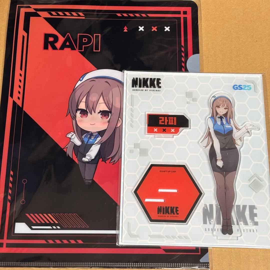 勝利の女神：NIKKE(ニケ) ラピ　アクリルスタンド& クリアファイル SD
