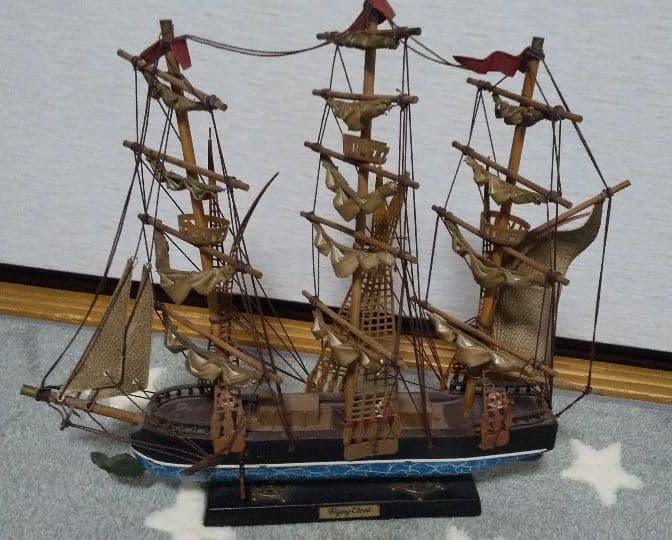 アンティーク中型船模型