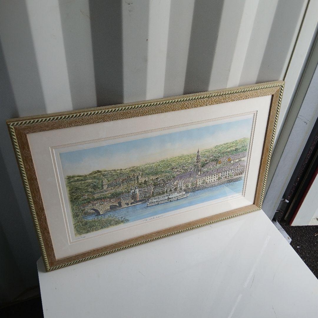 【ハイデルベルク 】織田義郎　リトグラフ　110/300