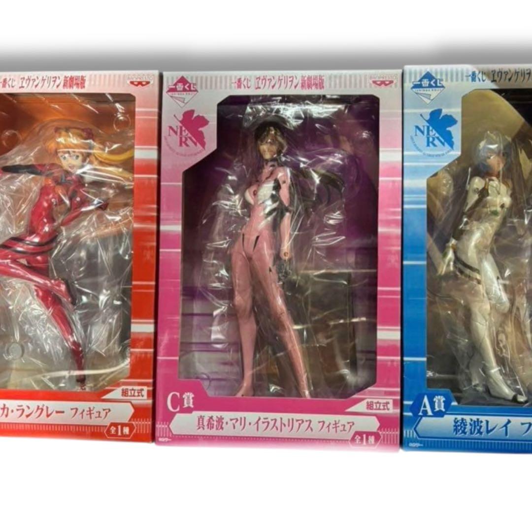 (未開封)エヴァンゲリオン 一番くじ 3体フィギュアセット