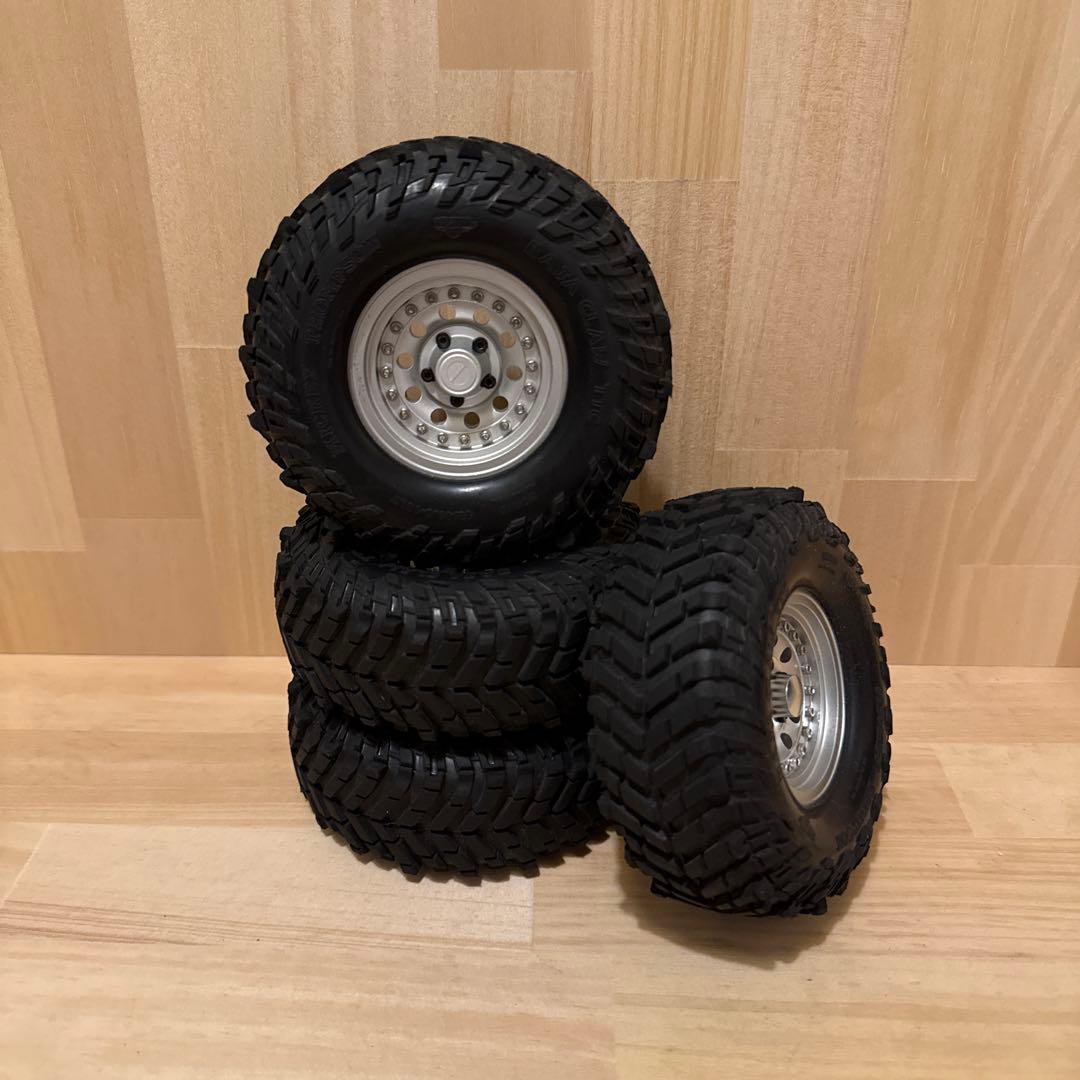 RC4WD 1.9インチ タイヤ & 金属製ビードロックホイール セット