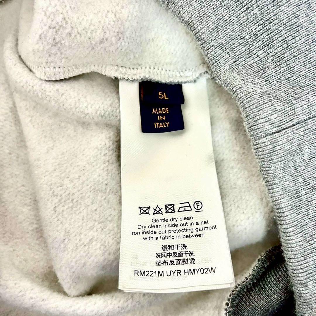 ルイヴィトン NIGO ハートロゴ トレーナー 5L パーカー スウェットグレー