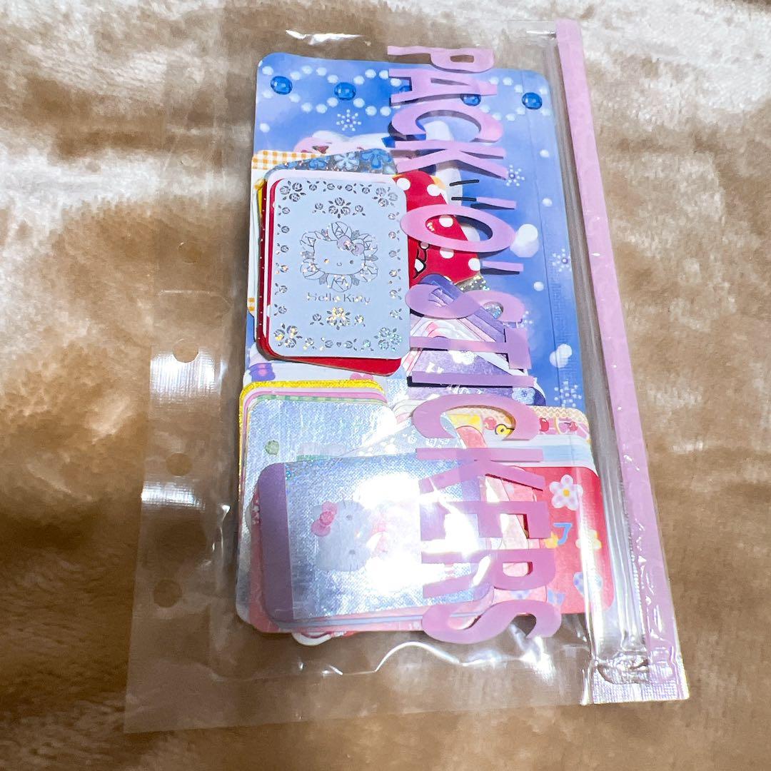 Sanrio ハローキティ　シールパック　フレークシール　平成レトロ