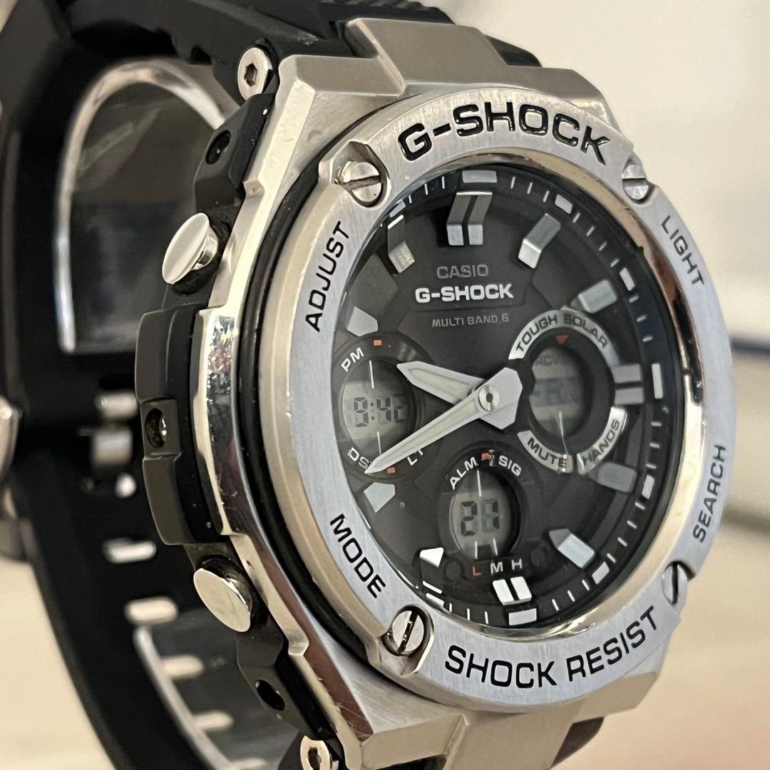 美品　G-SHOCK・G-STEEL・GST-W110-1AJF