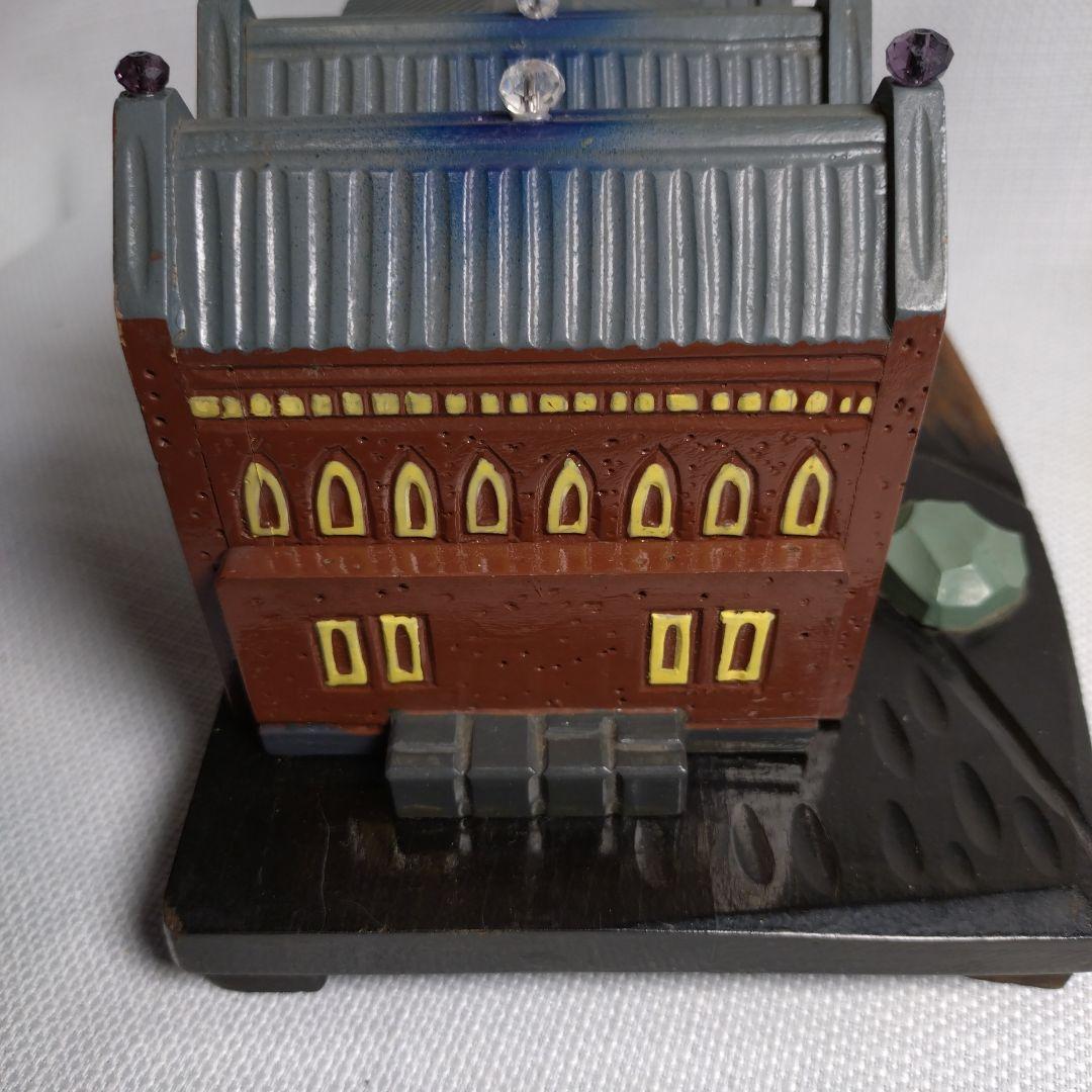 慶應義塾大学校舎モチーフ 卒業記念 オルゴール音確認品 年代物 木製 昭和レトロ