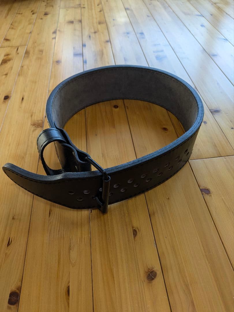A7　パイオニアベルト　Mサイズ　黒色　絶版　革製