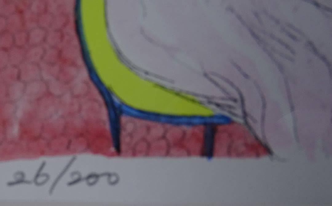 ・作者名：阿部　盛有・画題：あじさいの咲く頃・技法：リトグラフ（限定品）