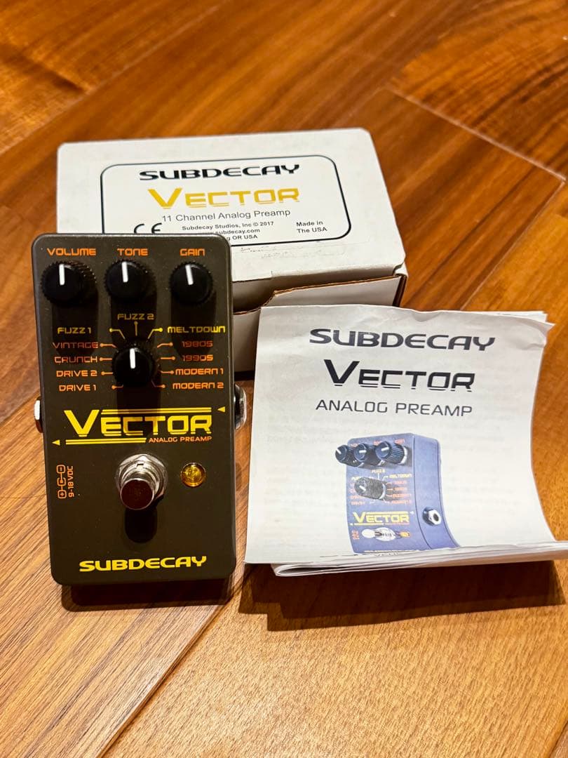 SUBDECAY VECTOR オーバードライブ ファズ エフェクター