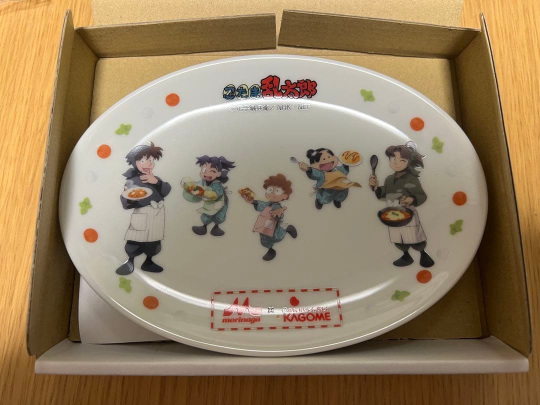 忍たま乱太郎　限定デザインプレート＆アクリルスタンドセット　カゴメ　森永　当選品