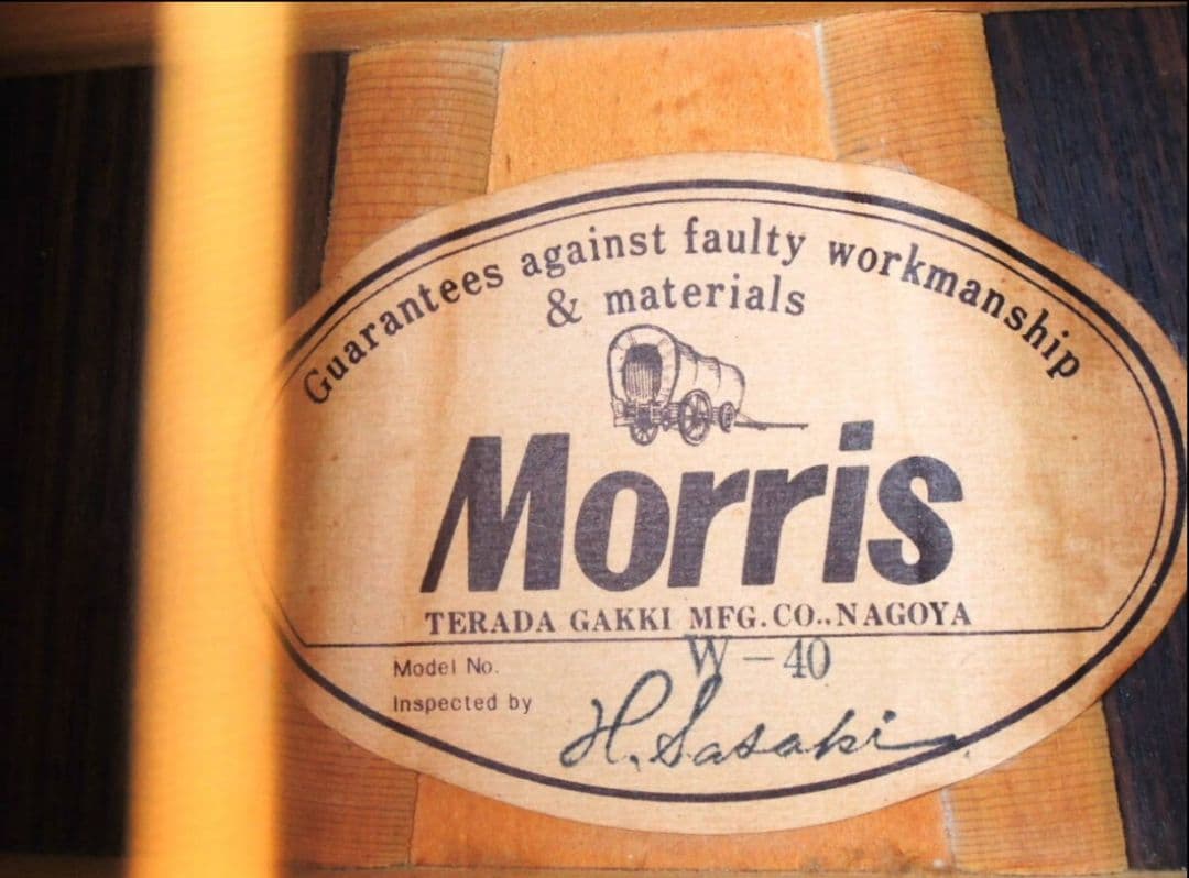 Morris アコースティックギター w40ドレッドノート